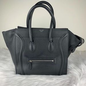 Black Celine micro luggage - authentic